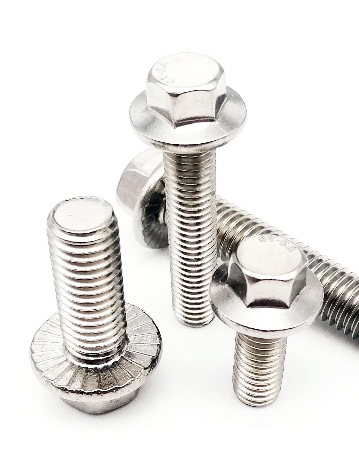 IMScrews M6-1.0 x 20mm Flanged Hex Wahser Head Bolts - Stainless Steel 18-8 (304) Machine Screws with Corrosion Resistance, Pack of 50 - image 6