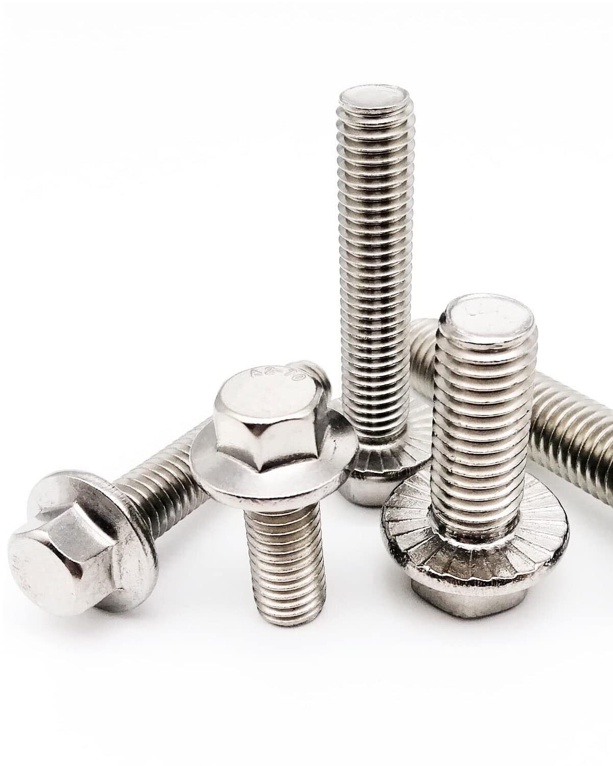IMScrews M6-1.0 x 20mm Flanged Hex Wahser Head Bolts - Stainless Steel 18-8 (304) Machine Screws with Corrosion Resistance, Pack of 25 - image 5