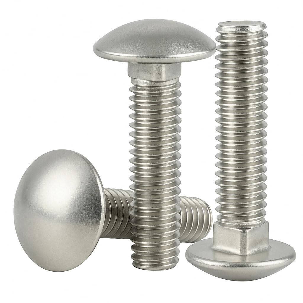 IMSCREWS 5/16-18 x 5/8 Carriage Bolts, 304 Stainless Steel 18-8, Round Head & Square Neck, Full Thread, Pack of 25 - image 7