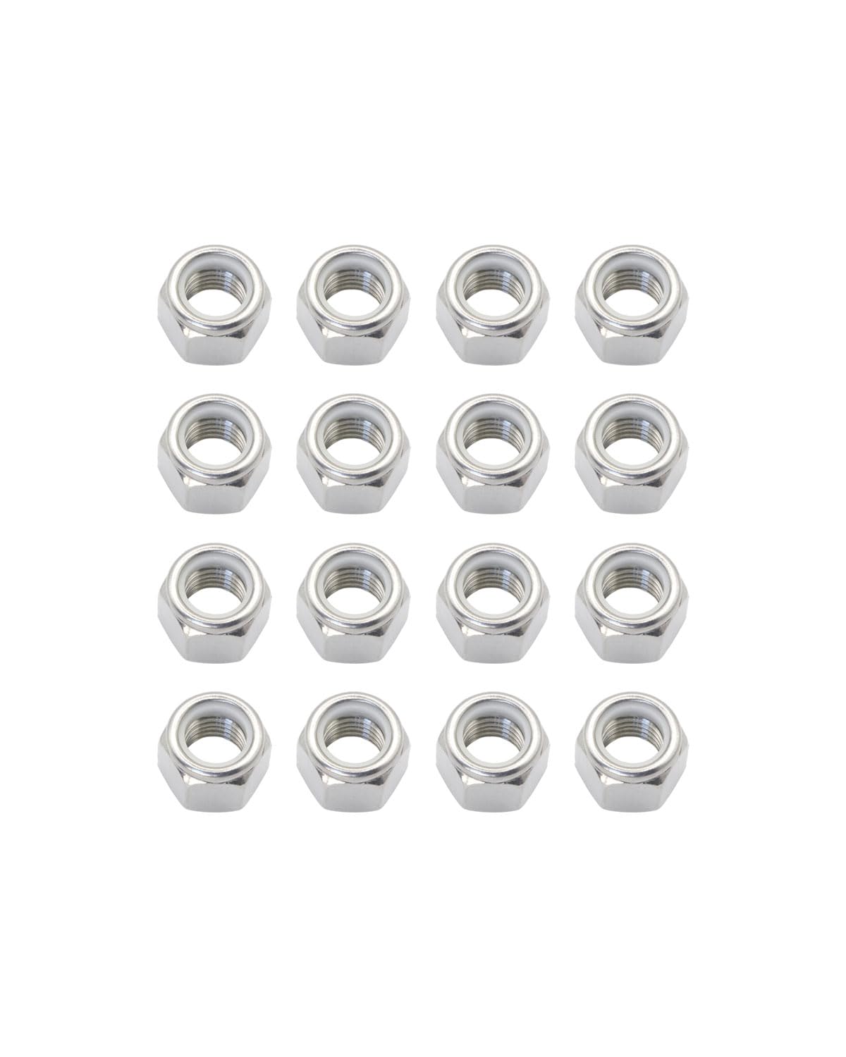 #8-32 Locknuts - IMScrews 304 Stainless Steel Hardware Locknuts - Durable and Rust-Resistant Fasteners for Home Repairs and Professional Projects Pack of 25