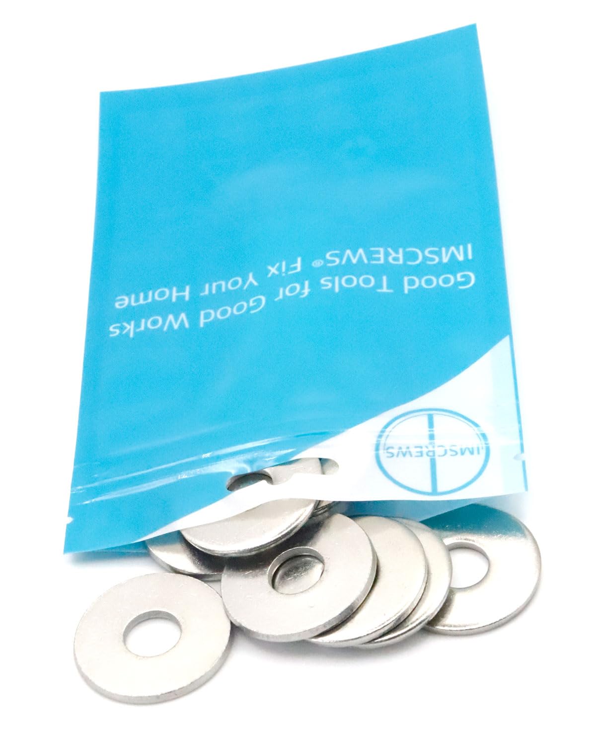 IMScrews IMSCREWS M10 Extra Large Flat Washers ¨C 304 Stainless Steel, OD 32.5mm x ID 11.2mm x 2.4mm Thick ¨C Corrosion Resistant Spacers for Bolts, Nuts & Screws ¨C Pack of 25 - image 6