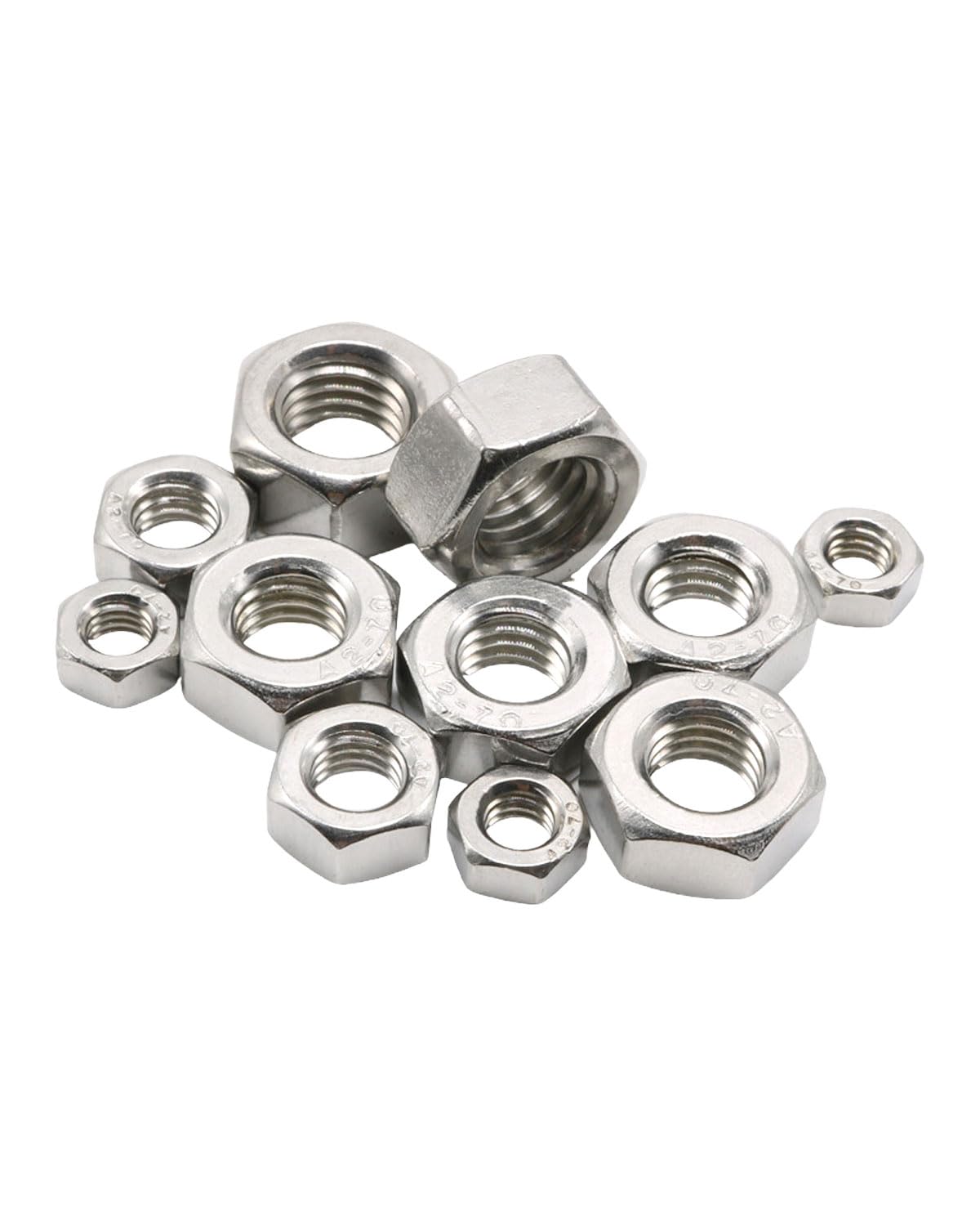 M10-1.5 Hex Nuts - IMScrews 304 Stainless Steel Hex Nuts - Durable, Rust-Resistant Fasteners for Home Repair and Professional Projects Pack of 20 - image 6