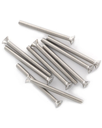 IMScrews #6-32 x 1-1/2" Phillips Flat Head Machine Screws, 304 Stainless Steel Bolts, Pack of 50