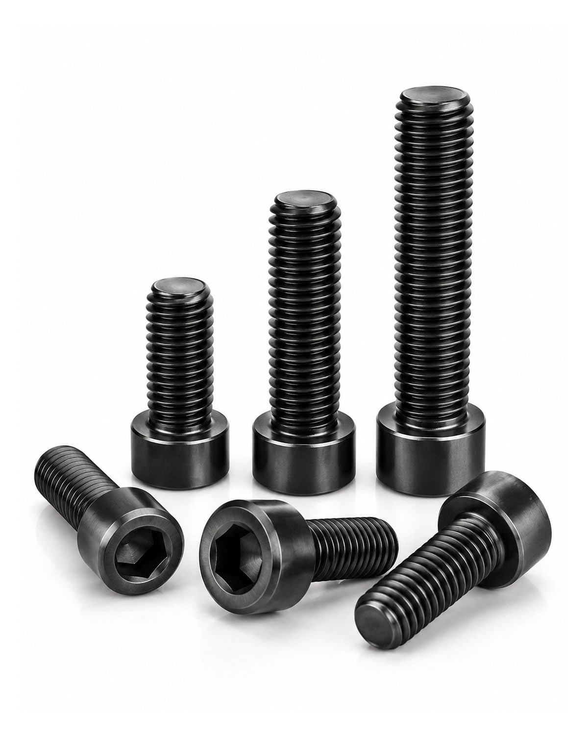 IMSCREWS M3-0.5 x 4mm Black 304 Stainless Steel Socket Head Cap Screws, Natural Non-Fading Finish, Rust Resistant Hex Allen Bolts for 3D Printer RC Models 200Pcs - image 6