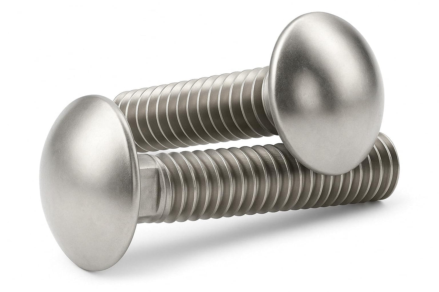 IMSCREWS 1/4-20 x 2-1/4 Carriage Bolts, 304 Stainless Steel (18-8), Full Thread Precision Fasteners for Outdoor Furniture & Fencing, 5 PCS - image 4