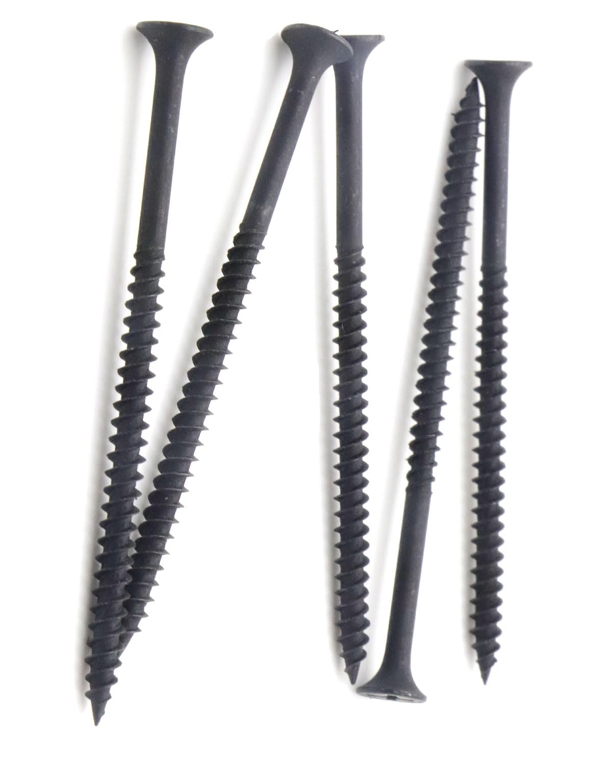 IMScrews #8x3" Phillips Carbon Steel Flat Head Sharp Point Drywall Screws, 25-Pack, Gray Phosphate Fine Thread - image 6