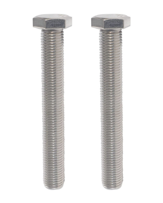 IMScrews Hex 1/2-13 x 5" Long Machine Screws, 304 Stainless Steel Bolts, Pack of 5