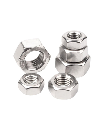 M8-1.25 Hex Nuts - IMScrews 304 Stainless Steel Hex Nuts - Durable, Rust-Resistant Fasteners for Home Repair and Professional Projects Pack of 25 - image 5