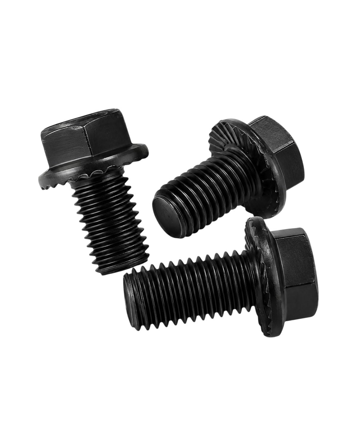 IMSCREWS Serrated Flange Bolts Grade 10.9 Metric Hex Screw [ M10-1.5 x 30mm ] [10 Pcs]