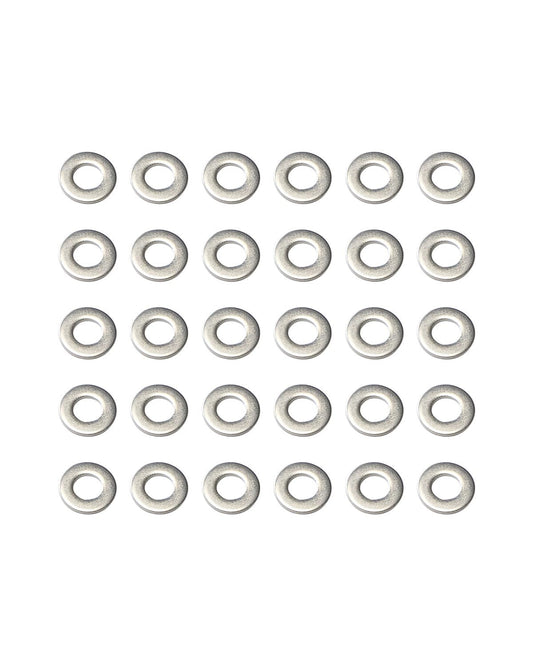 IMScrews M4 304 Stainless Steel Flat Washers for Bolts and Screws - Pack of 100 - Durable Hardware Essentials