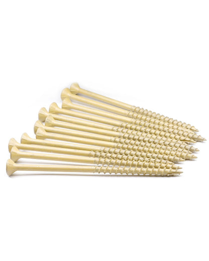 #10 x 4 Inch Deck Screws - 75 Pcs, Exterior Wood Screws, Carbon Steel Star Drive, Coarse Threads, Anti-Corrosion, Tan Coated, Rust-Resistant for Decks, Fences, and Outdoor Projects | by IMSCREWS - image 5