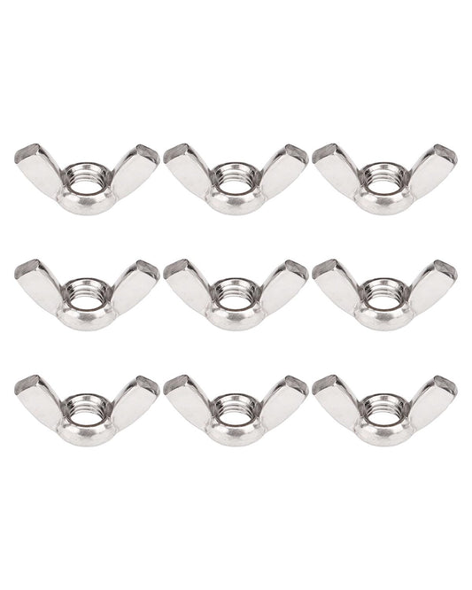 M8-1.25 Wing Nuts - IMScrews 304 Stainless Steel Wing Nuts - Durable Hardware for Home Maintenance and Professional Engineering Pack of 50