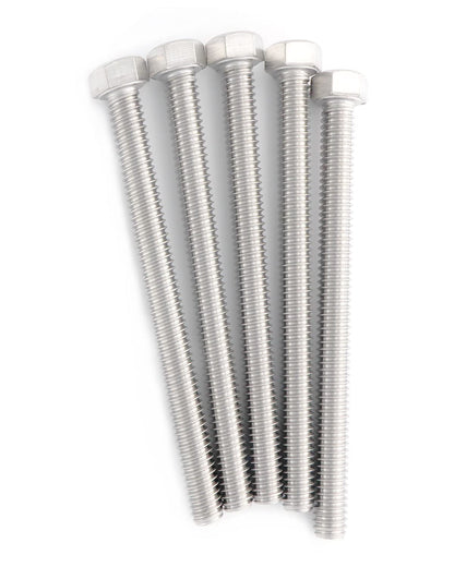 1/4"-20 x 4 Inch Long Hex Bolts, 18-8 (304) Stainless Steel Machine Screws, Pack of 10 by IMScrews - image 5