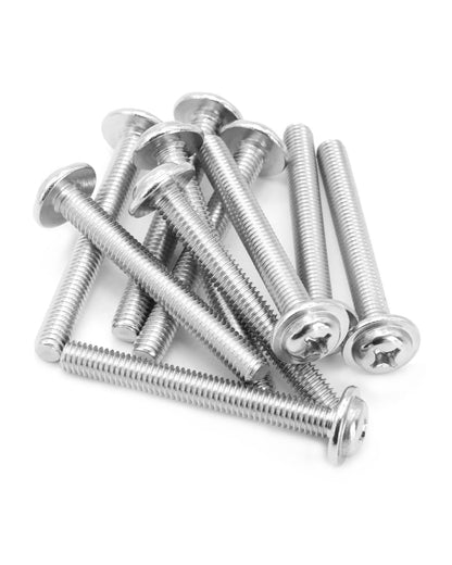 IMScrews M6-1.0 x 2" Phillips Pan Washer Head Machine Screws, 304 Stainless Steel Bolts, Pack of 25 - image 5