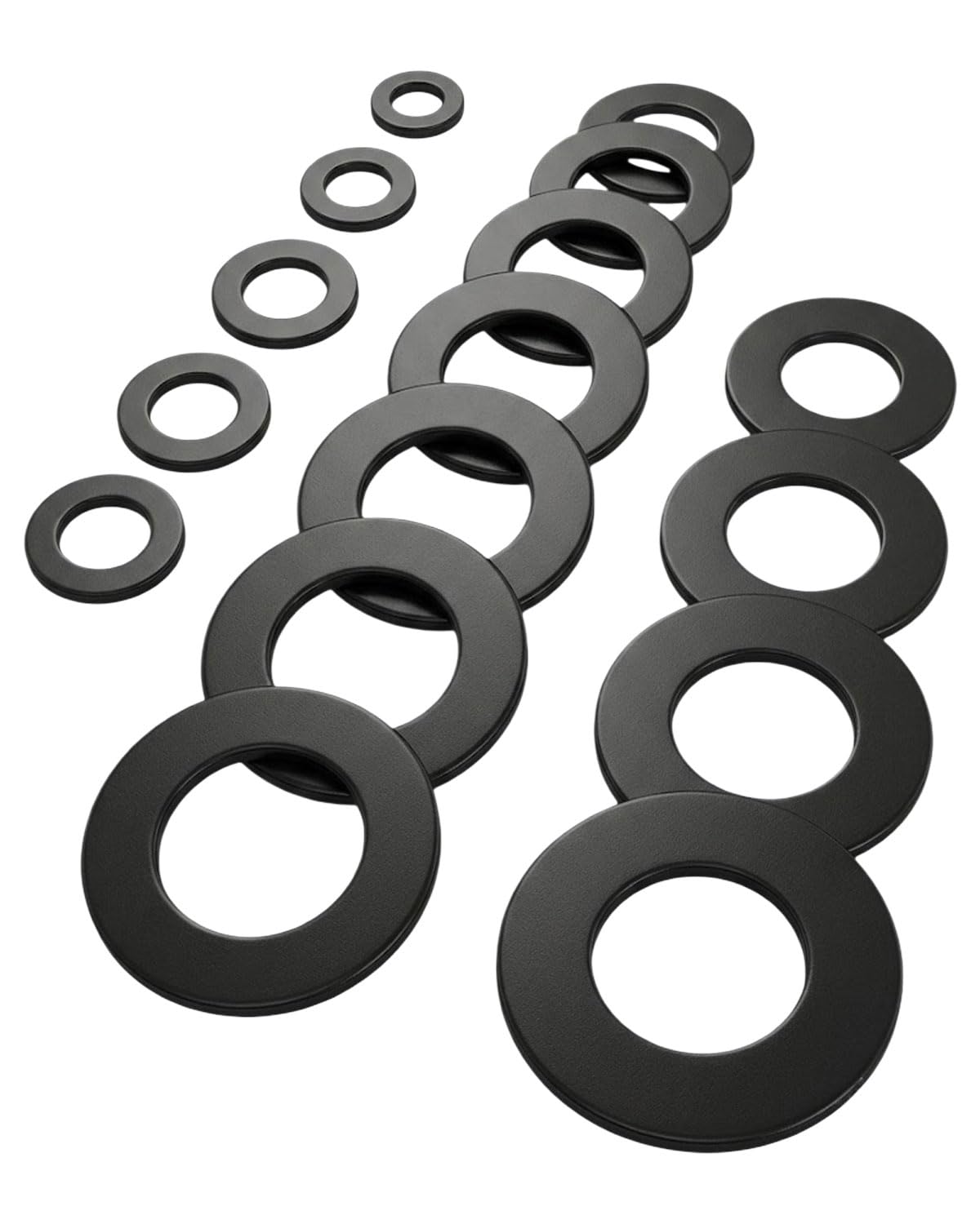 IMSCREWS M4 (4.3 x 8.7 x 0.7mm ) Black 304 Stainless Steel Flat Washers, Natural Black Finish, Secure Packaging, Hardware for Automotive, 3D Printer & Machinery, 200 Pcs - image 7