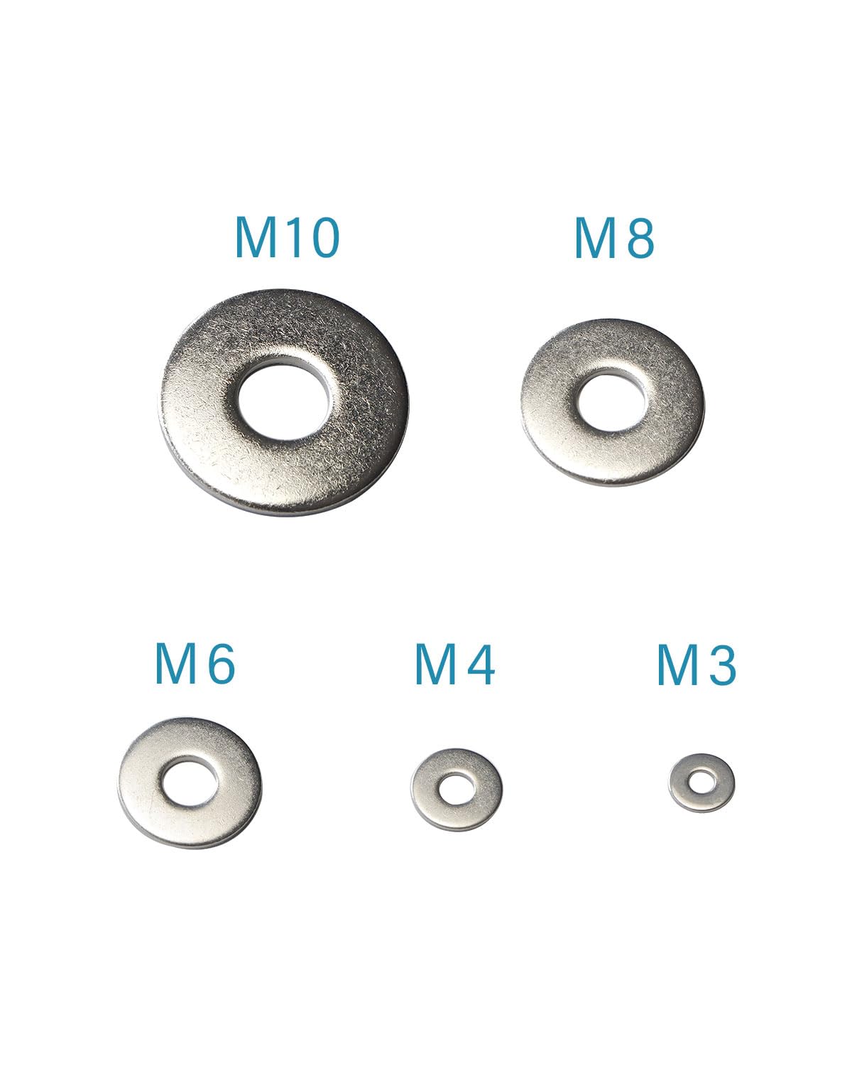 IMScrews M6 Large Flat Washers - 304 Stainless Steel Washers (Pack of 25) - Durable Hardware for Various Applications - image 4