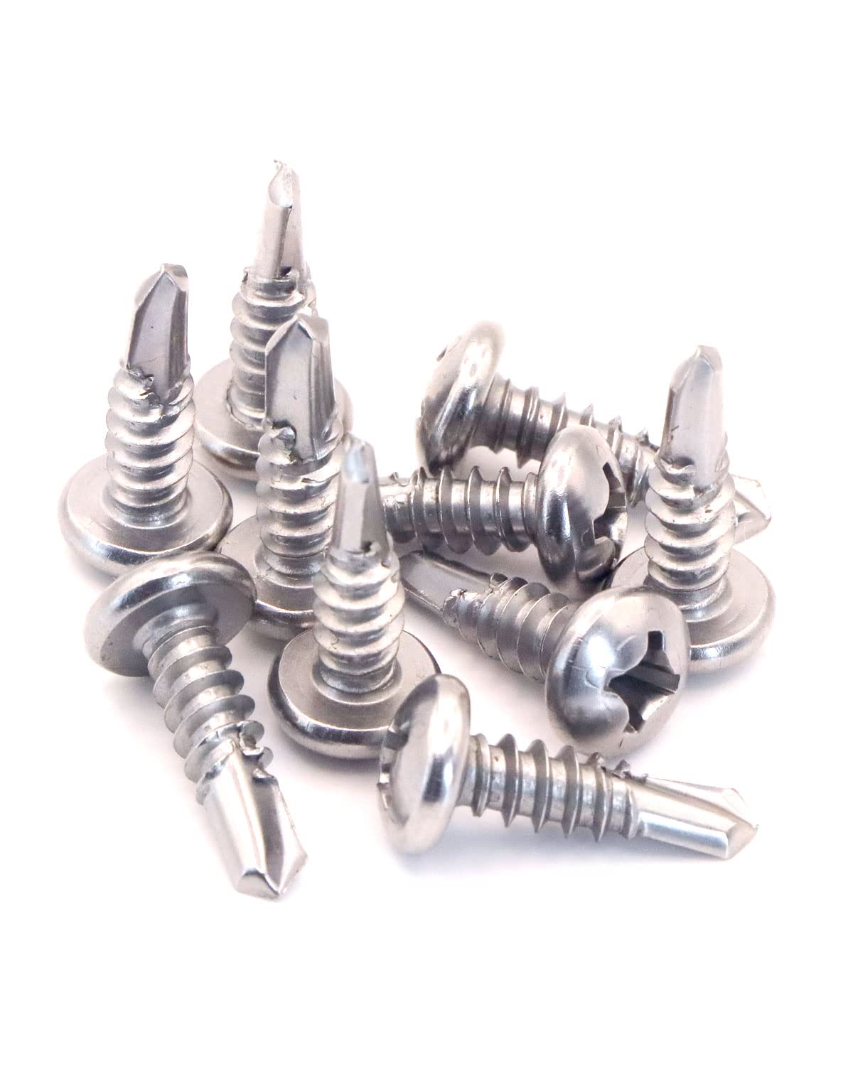 IMScrews #12 x 3/4" Sheet Metal Screws - Self Tapping Screws -  Pan Head, Phillips Drive, 410 Stainless Steel, Pack of 50 - image 3