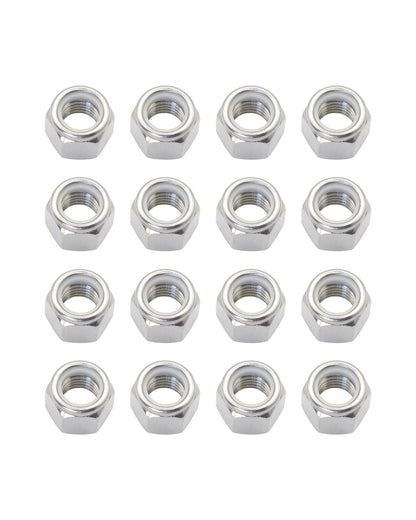 #10-24 Locknuts - IMScrews 304 Stainless Steel Hardware Locknuts - Durable and Rust-Resistant Fasteners for Home Repairs and Professional Projects Pack of 50