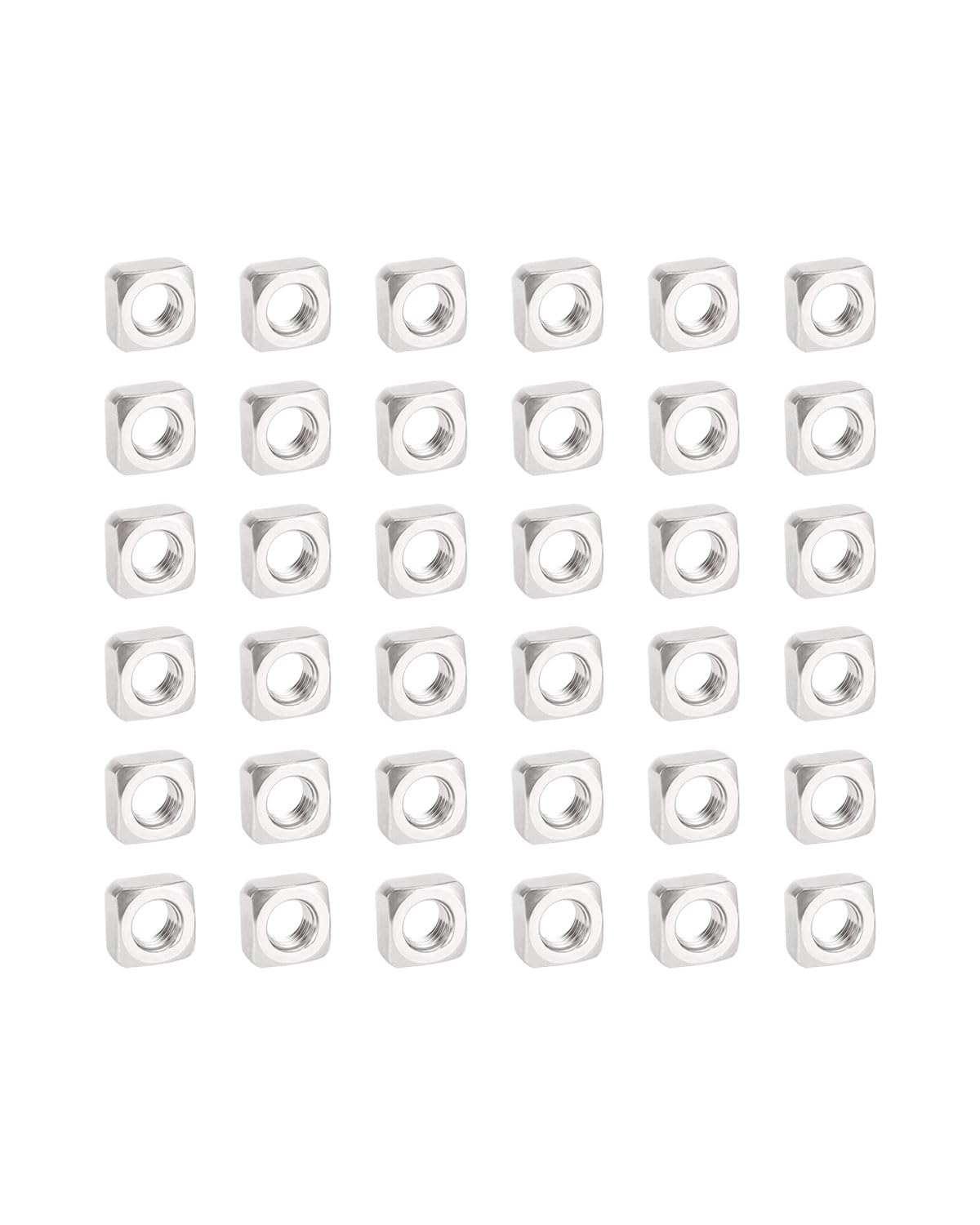 M3-0.5 Square Nuts - IMScrews 304 Stainless Steel Square Nuts - Durable Fasteners for Home Repairs and Professional Engineering Pack of 100