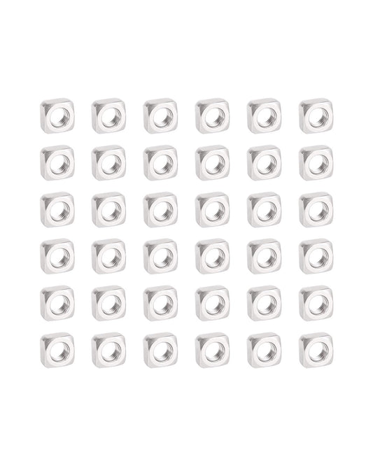 M3-0.5 Square Nuts - IMScrews 304 Stainless Steel Square Nuts - Durable Fasteners for Home Repairs and Professional Engineering Pack of 100