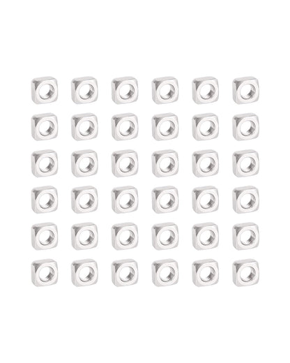 M3-0.5 Square Nuts - IMScrews 304 Stainless Steel Square Nuts - Durable Fasteners for Home Repairs and Professional Engineering Pack of 200