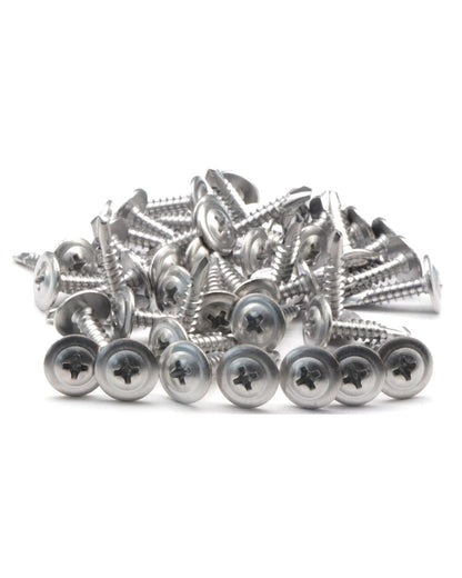 IMScrews #10 x 3/4" Truss Washer Head Self Tapping Screws, 410 Stainless Steel Sheet Metal Screws, Pack of 200 - image 5