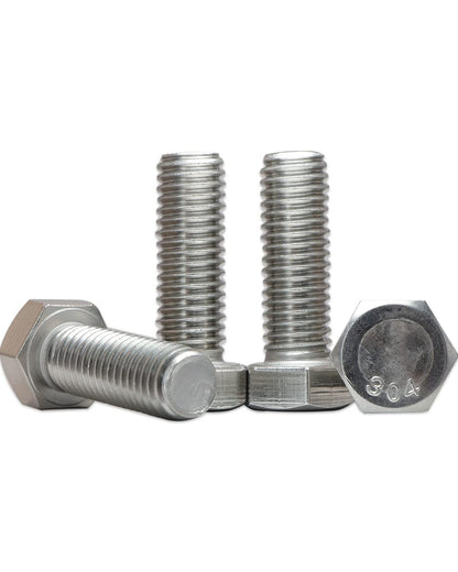 IMScrews Hex 1/2-13 x 1-1/2" Machine Screws, 304 Stainless Steel Bolts, Pack of 5