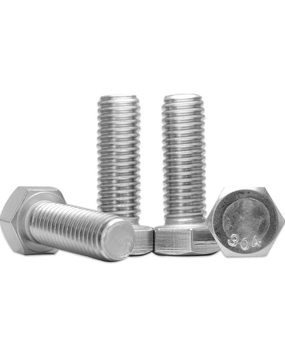 1/4-20 x 3/4" 18-8 Stainless Steel Bolts Hex Head 304 Machine Screws by IMScrews, Pack of 50 - image 3