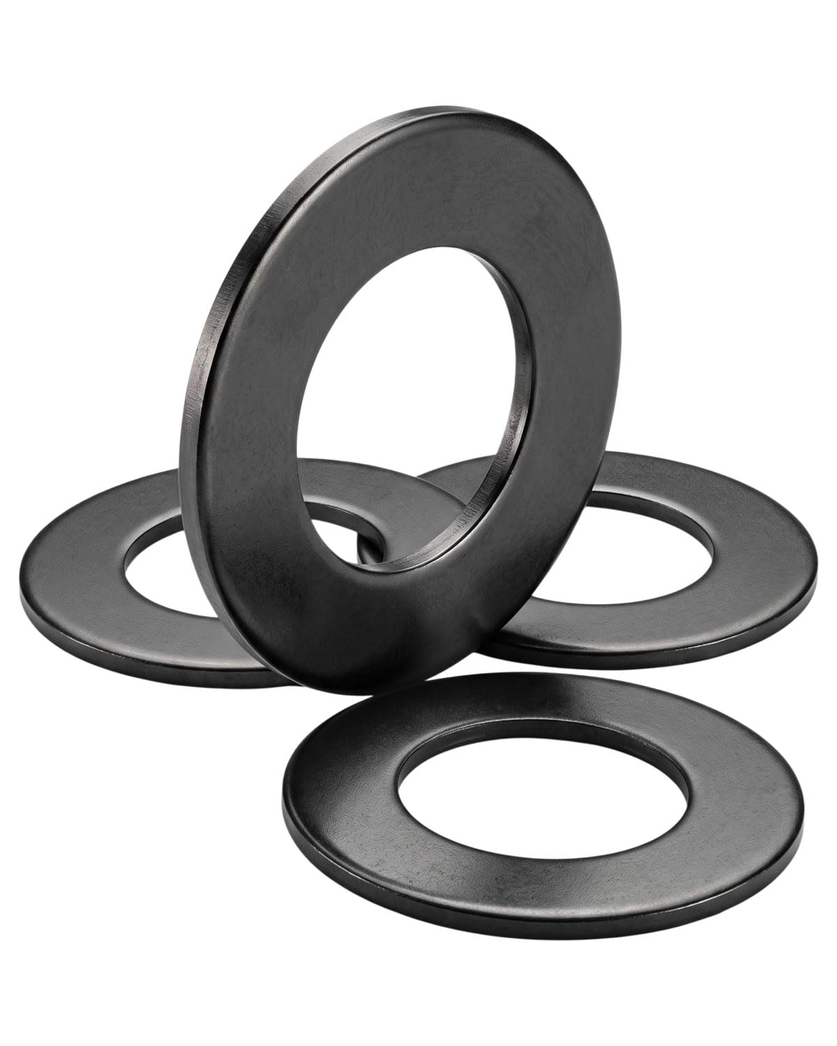IMSCREWS M3 (3.1 x 6.7 x 0.45mm ) Black 304 Stainless Steel Flat Washers, Natural Black Finish, Secure Packaging, Hardware for Automotive, 3D Printer & Machinery, 400 Pcs