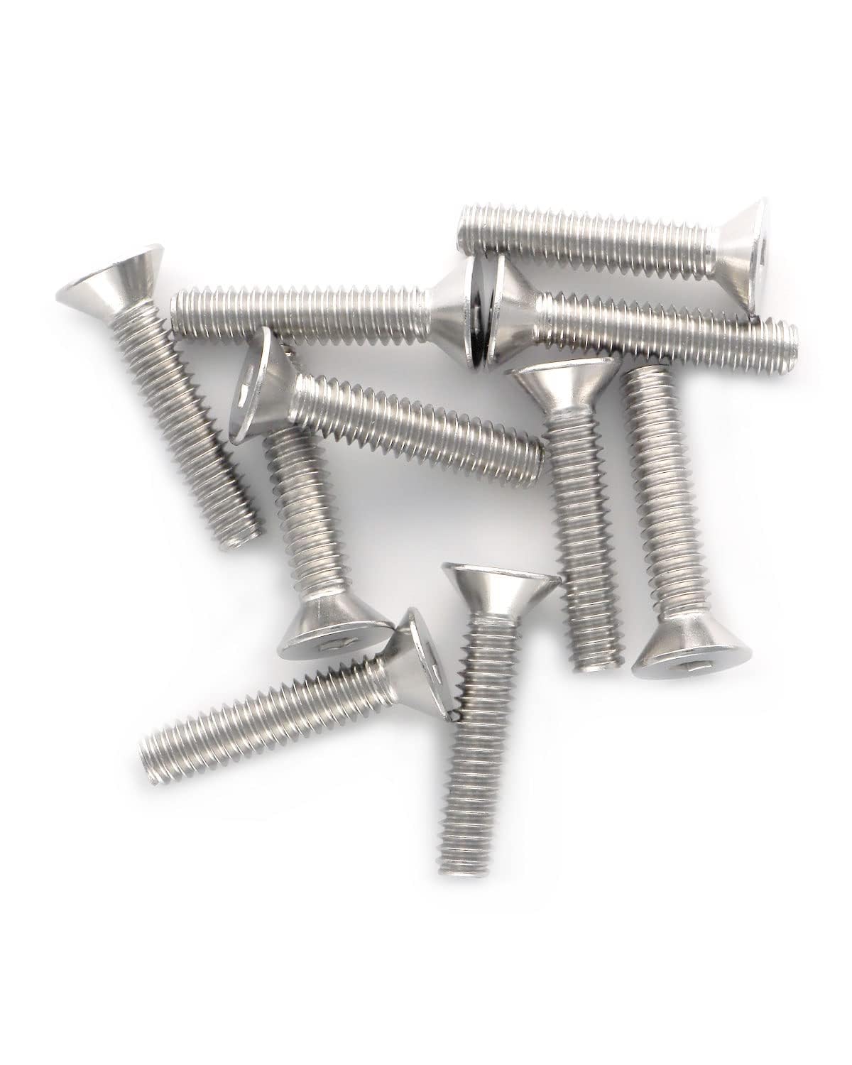 IMScrews 1/4-20 x 1-1/4" Flat Head Machine Screws, 304 Stainless Steel, Allen Drive, Pack of 75 - image 3