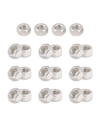 1/4-20 Hex Nuts - IMScrews 304 Stainless Steel Hardware Hex Nuts - Durable and Rust-Resistant Fasteners for Home Repairs and Professional Projects Pack of 50
