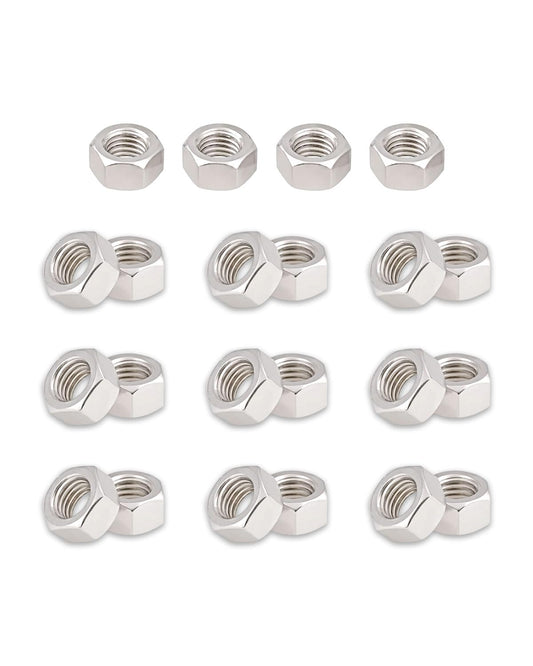 1/4-20 Hex Nuts - IMScrews 304 Stainless Steel Hardware Hex Nuts - Durable and Rust-Resistant Fasteners for Home Repairs and Professional Projects Pack of 25