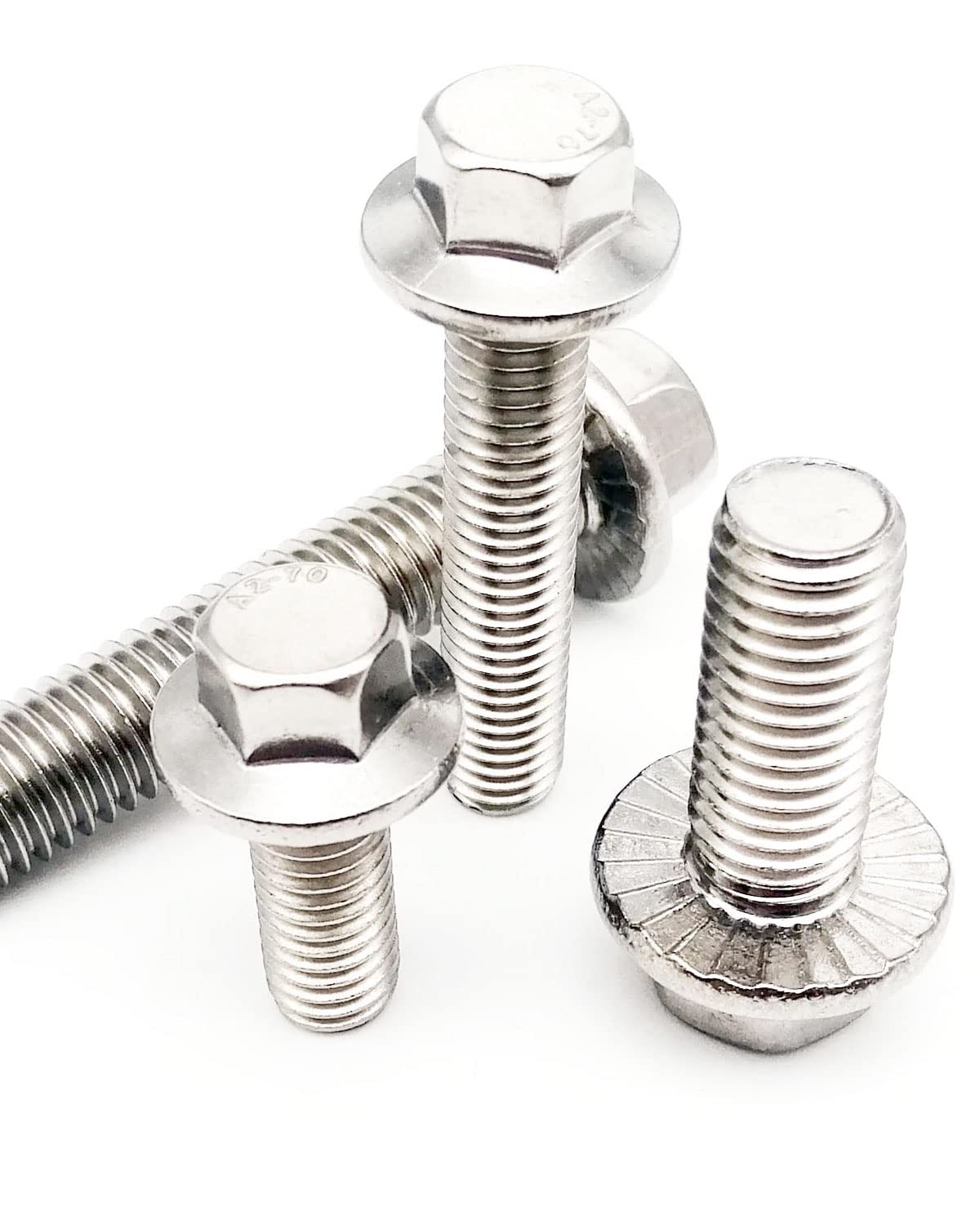 IMScrews M6-1.0 x 20mm Flanged Hex Wahser Head Bolts - Stainless Steel 18-8 (304) Machine Screws with Corrosion Resistance, Pack of 25 - image 2