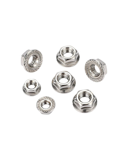 IMScrews 1/2-13 Flange Nuts 304 Stainless Steel Serrated Face Hex Lock Nuts for Heavy Duty Automotive and Construction Projects 20 Pack - image 5