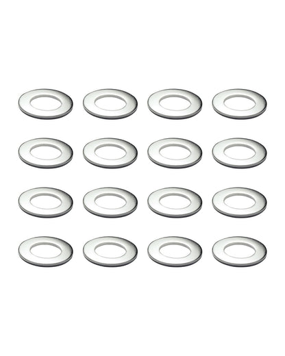 IMScrews M10 304 Stainless Steel Flat Washers for Bolts and Screws - Pack of 100 - Durable Hardware Essentials