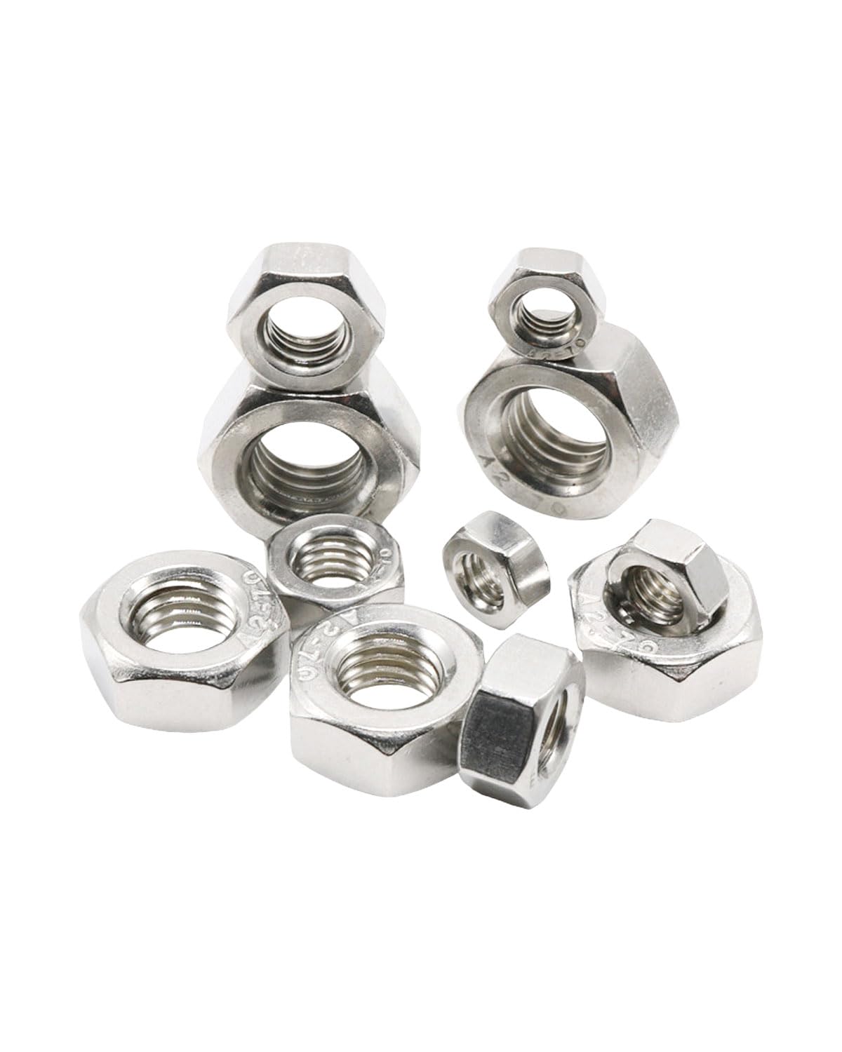 M10-1.5 Hex Nuts - IMScrews 304 Stainless Steel Hex Nuts - Durable, Rust-Resistant Fasteners for Home Repair and Professional Projects Pack of 10 - image 4