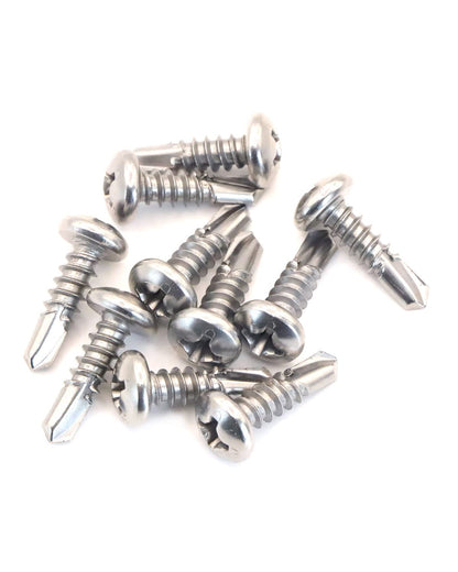 IMScrews #12 x 3/4" Sheet Metal Screws - Self Tapping Screws -  Pan Head, Phillips Drive, 410 Stainless Steel, Pack of 50 - image 6