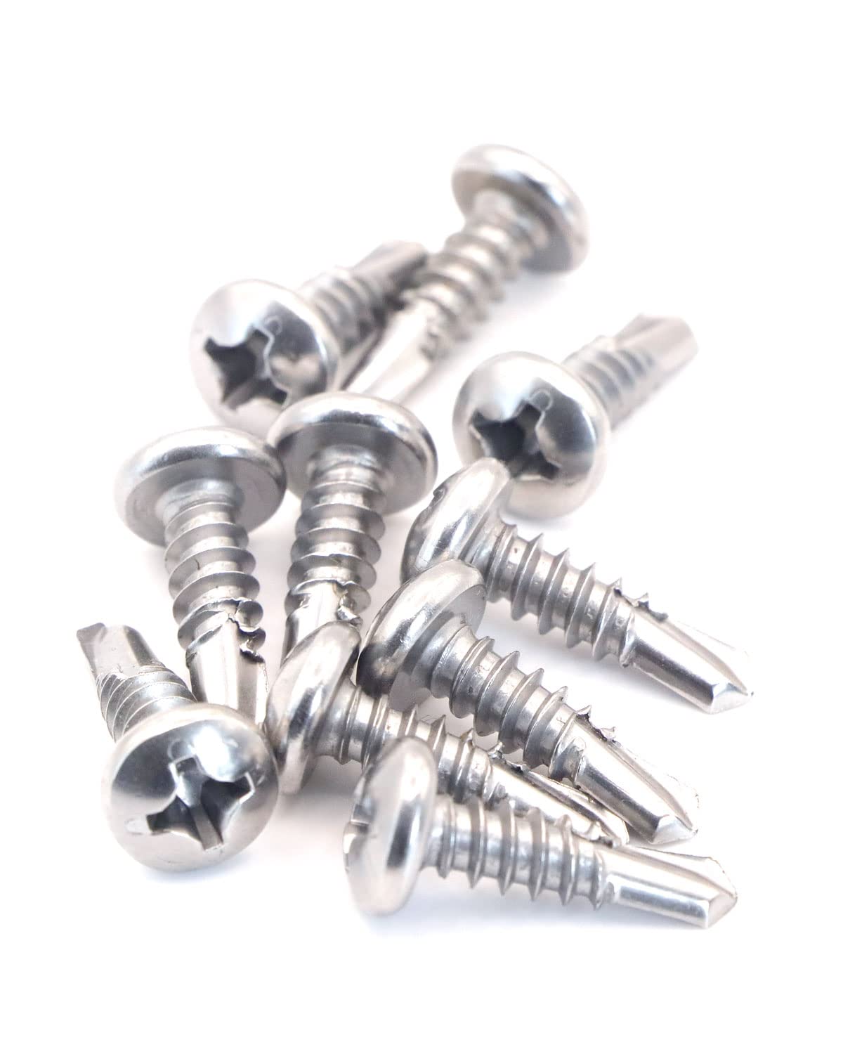IMScrews #12 x 3/4" Sheet Metal Screws - Self Tapping Screws -  Pan Head, Phillips Drive, 410 Stainless Steel, Pack of 50 - image 5