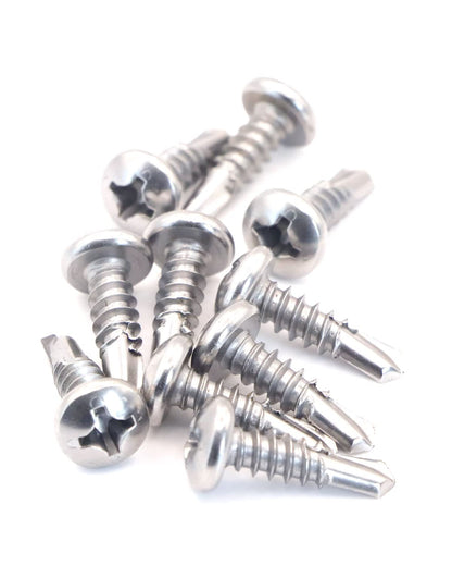 IMScrews #12 x 3/4" Sheet Metal Screws - Self Tapping Screws -  Pan Head, Phillips Drive, 410 Stainless Steel, Pack of 50 - image 5