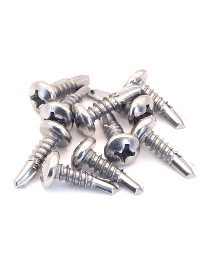 IMScrews #12 x 3/4" Sheet Metal Screws - Self Tapping Screws -  Pan Head, Phillips Drive, 410 Stainless Steel, Pack of 50 - image 4
