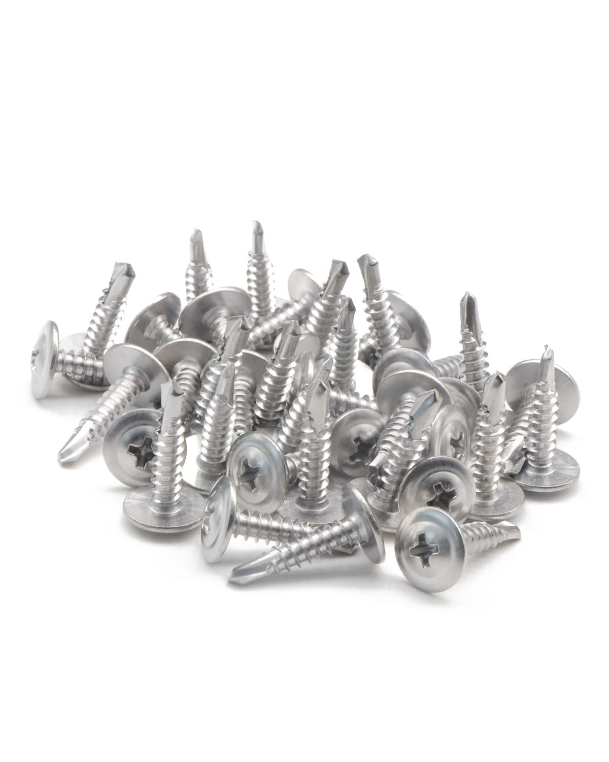 IMScrews #10 x 3/4" Truss Washer Head Self Tapping Screws, 410 Stainless Steel Sheet Metal Screws, Pack of 200 - image 4