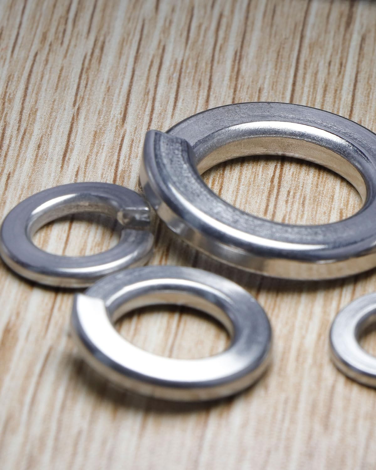 IMScrews 1/4" Spring Lock Washers - 304 Stainless Steel - Pack of 50 - Secure Fastening and Rust Resistance - image 6
