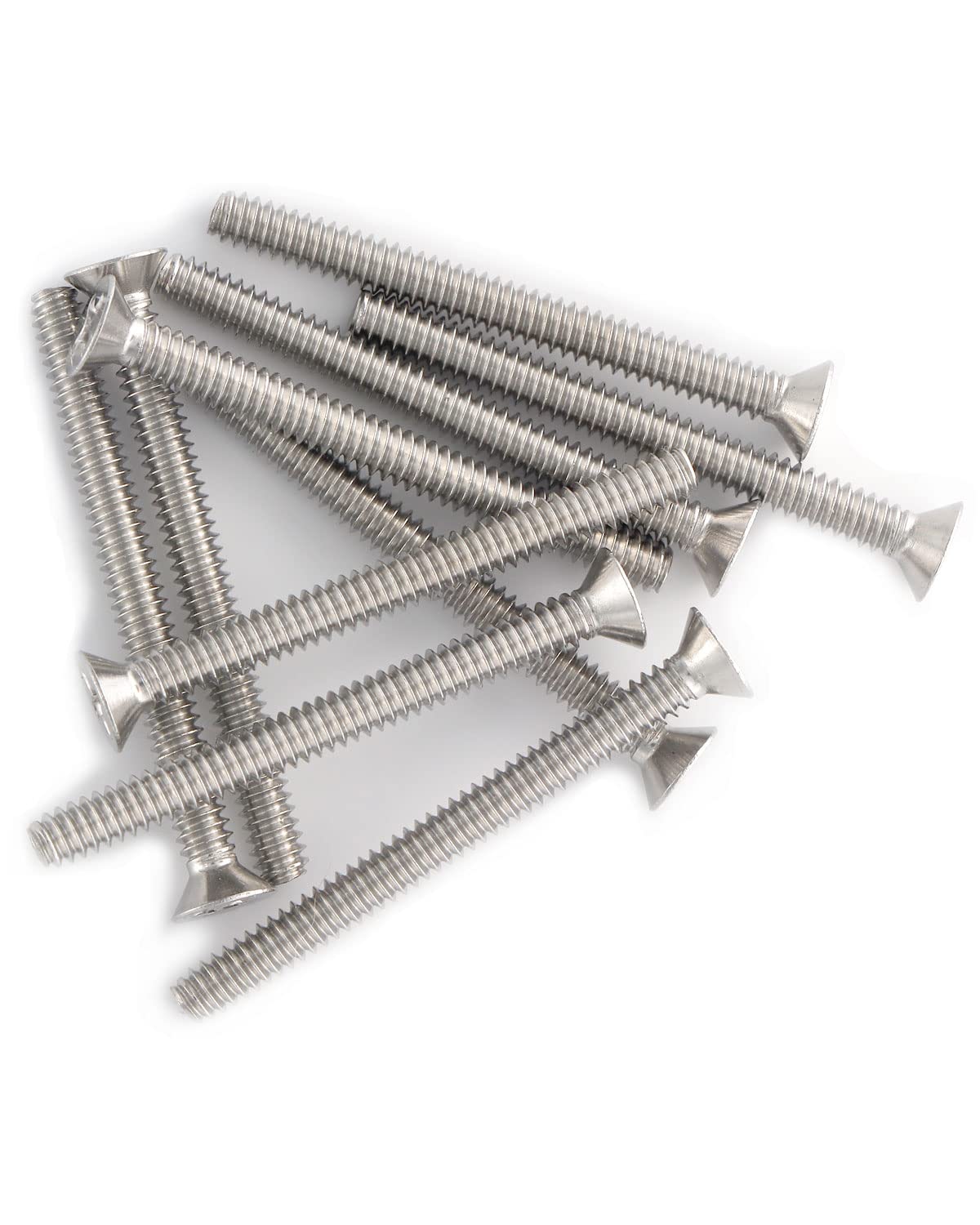 IMScrews #6-32 x 1-1/2" Phillips Flat Head Machine Screws, 304 Stainless Steel Bolts, Pack of 50 - image 3