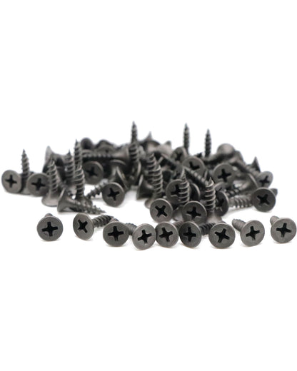 IMScrews 200pcs #6 x 5/8" Flat Head Phillips Drywall Screws Fine Thread Sharp Point Wood Screw, Carbon Steel 1022A, Gray Phosphate