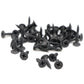 IMScrews 200pcs #6 x 5/8" Flat Head Phillips Drywall Screws Fine Thread Sharp Point Wood Screw, Carbon Steel 1022A, Black Phosphate
