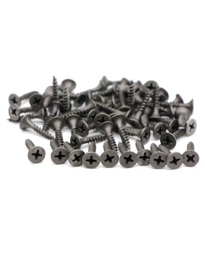 IMScrews 200pcs #6x3/4" Flat Head Phillips Drywall Screws Fine Thread Sharp Point Wood Screw, Carbon Steel 1022A, Gray Phosphate
