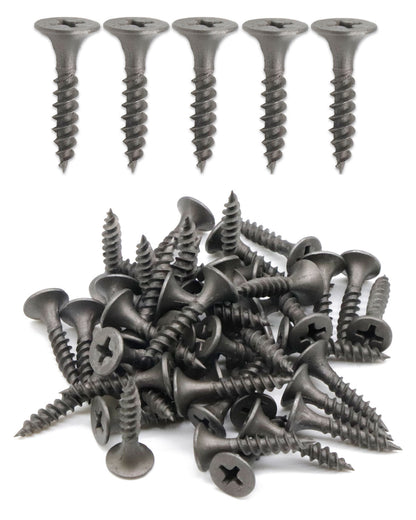 IMScrews 100pcs #6x3/4" Flat Head Phillips Drywall Screws Fine Thread Sharp Point Wood Screw, Carbon Steel 1022A, Gray Phosphate