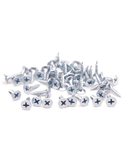 IMScrews #6x3/4" Flat Head Phillips Drywall Screws Fine Thread Sharp Point Wood Screw Assortment Kit, Carbon Steel 1022A (200pcs #6x3/4", Zinc Coated)