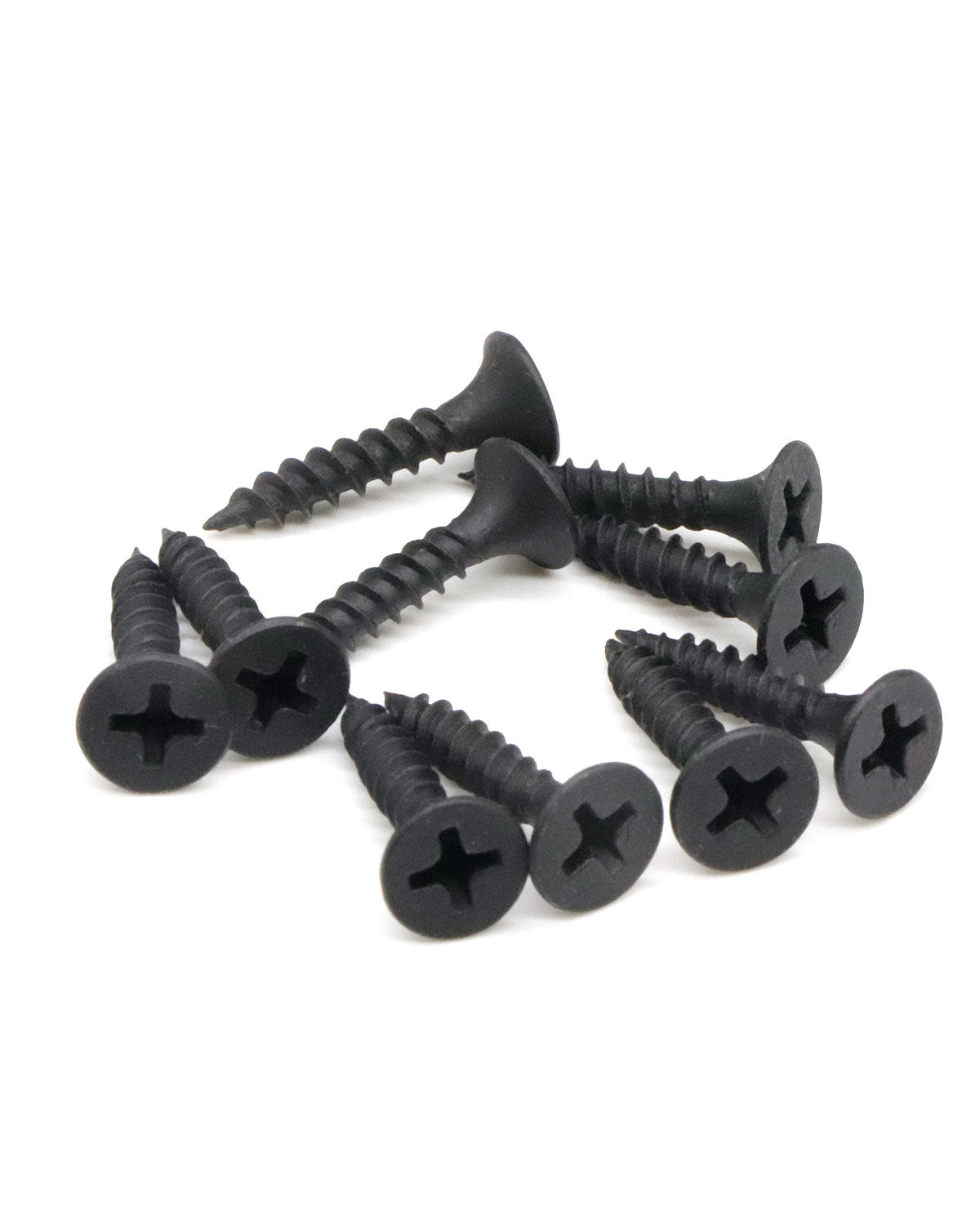 IMScrews 200pcs #6 x 3/4" Flat Head Phillips Drywall Screws Fine Thread Sharp Point Wood Screw, Carbon Steel 1022A, Black Phosphate