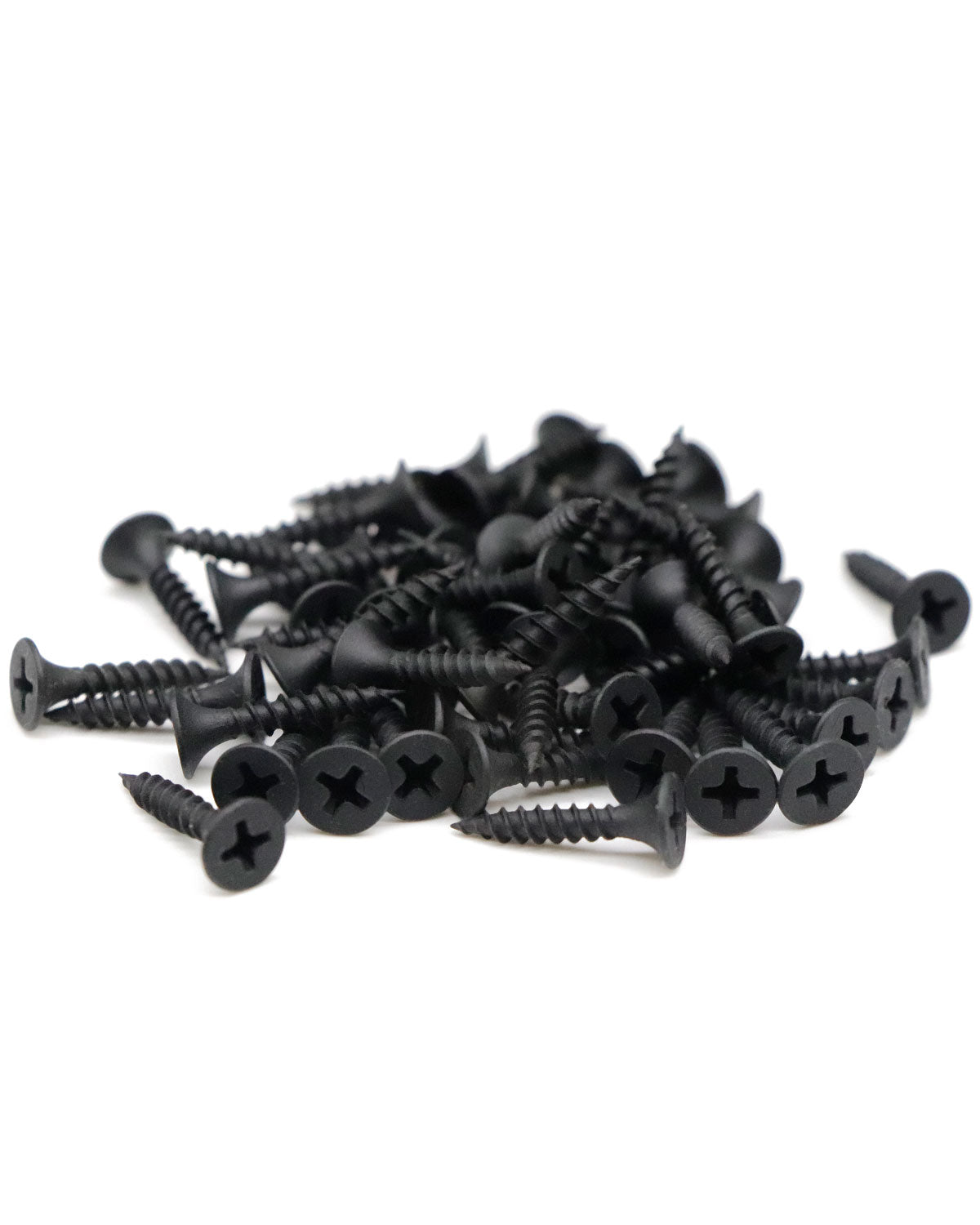 IMScrews 200pcs #6 x 3/4" Flat Head Phillips Drywall Screws Fine Thread Sharp Point Wood Screw, Carbon Steel 1022A, Black Phosphate